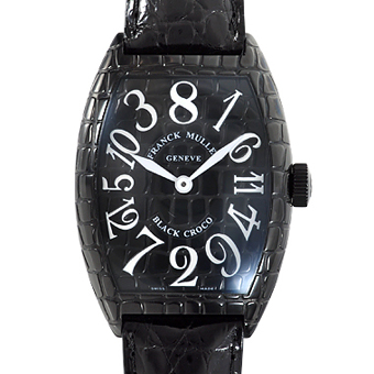 FRANCK MULLER スーパーコピー フランクミュラー トノウカーベックス 8880CH BLK CRO クレージーアワーズ ブラッククロコ ブラック